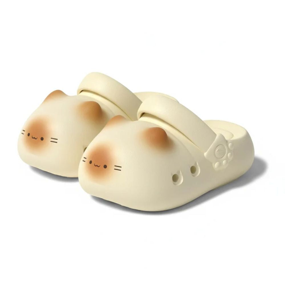 Cat Paw Print Clogs – Cute Cat Lover Slip-On Shoes That Leave Paw Prints