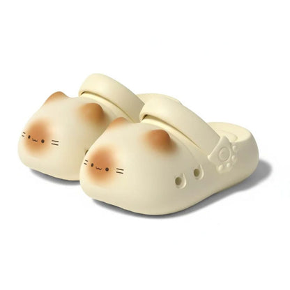 Cat Paw Print Clogs – Cute Cat Lover Slip-On Shoes That Leave Paw Prints