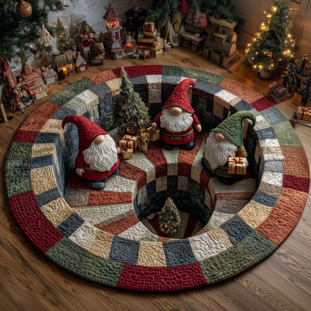 Jolly Workshop - Christmas Round Rug - JW004