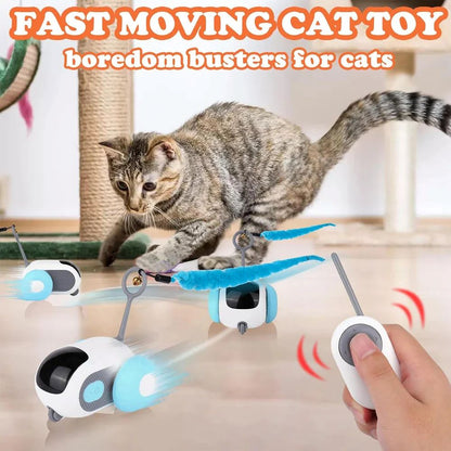 Smart Interactive Remote Control Toy Car For Cats