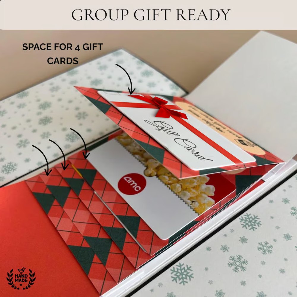 Christmas Gift Card Holder Book – Handmade Holiday Surprise, Festive Design & Heartfelt Gifting Magic