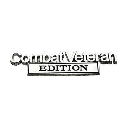Combat Veteran - Emblem Sticker Badge, Funny Decals for Car, Truck, SUV, Motorcycle - TE007
