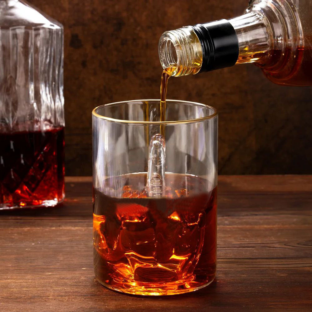 Cheers To Your Attitude - Funny Middle Finger 12.5 oz Whiskey Glass