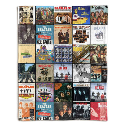 The Beatles Sherpa Blanket - A Timeless Album Cover Tribute - G159 - Premium Blanket