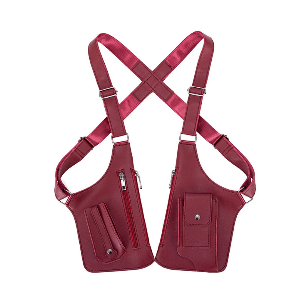 Premium Leather Shoulder Bag - Hidden Anti-Theft Compartments