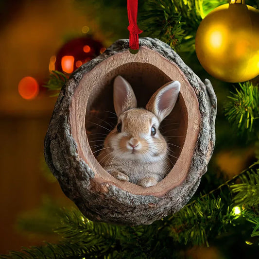 Bunny - Animal Christmas Ornament CH004