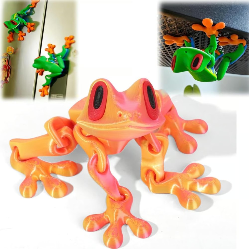 3D Printed Magnet Frog Toy