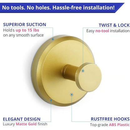 Upgraded Suction Cup Hooks