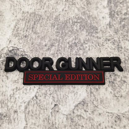 Door Gunner Special Edition - Emblem Sticker Badge, Funny Decals for Car, Truck, SUV, Motorcycle - TE024