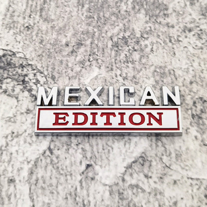 Mexican Edition - Emblem Sticker Badge, Funny Decals for Car, Truck, SUV, Motorcycle - TE012