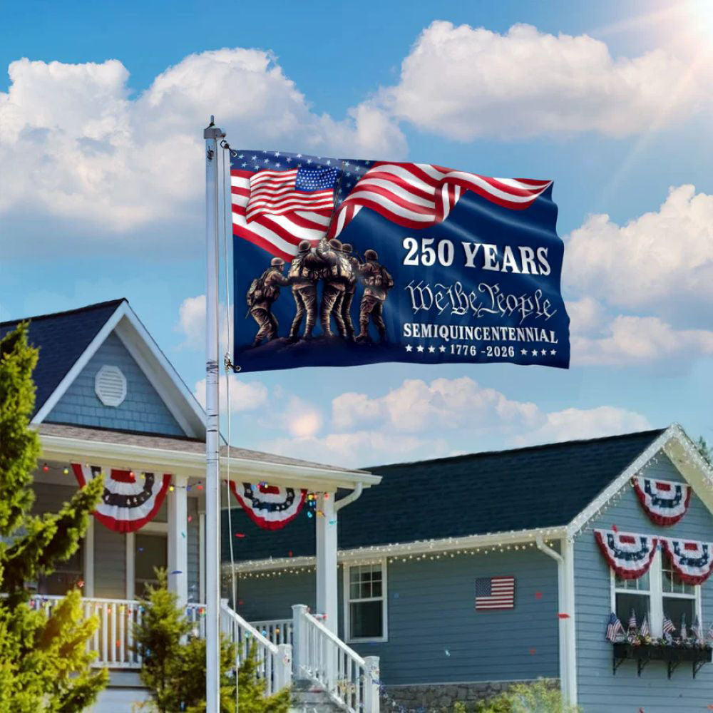 American 250 Years We The People Semiquincentennial Grommet Flag - C038