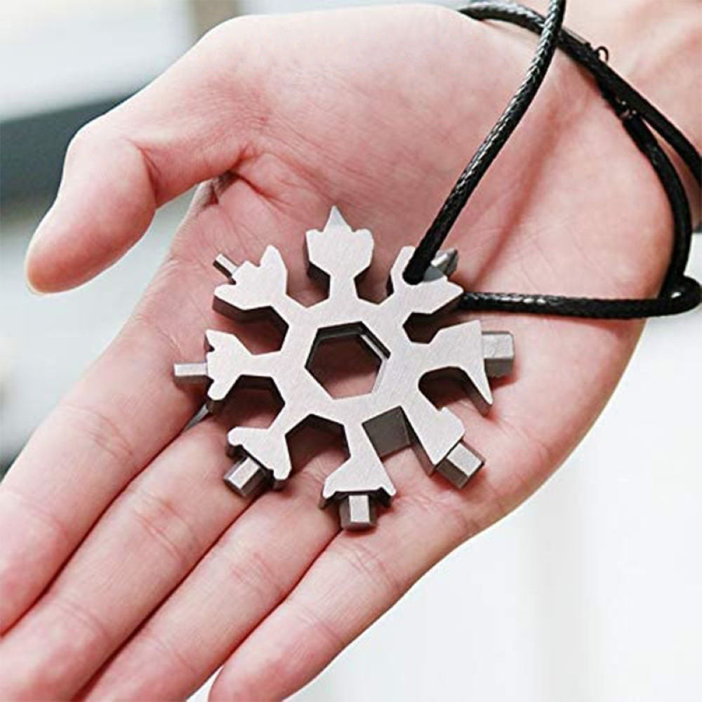 Snowflake - MultiTool 18-in-1 Stainless Steel Portable For Outdoor Adventure