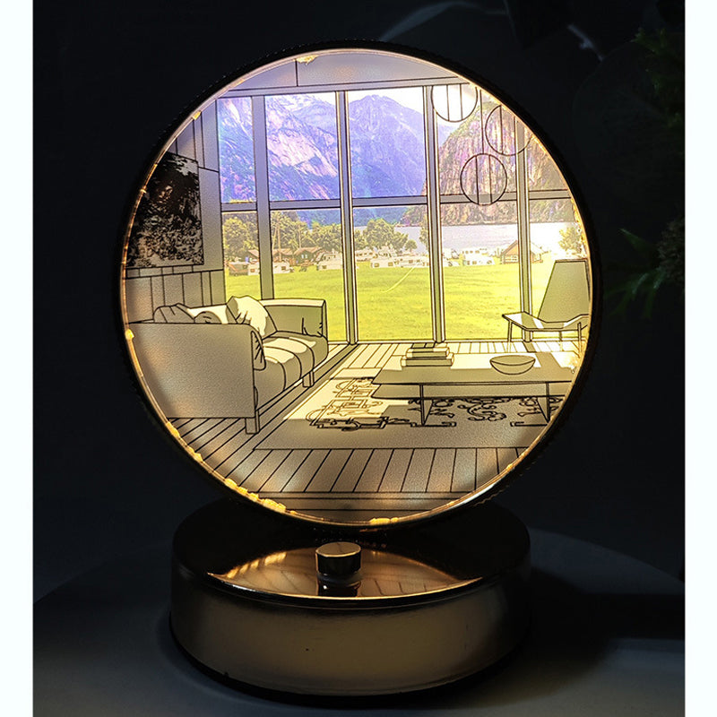 LED Mirror and Lighting Painting Multifunctional Decoration