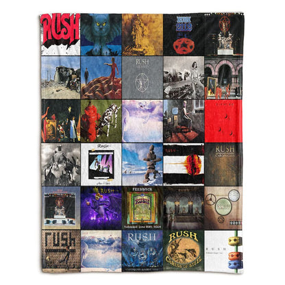 Rush Blanket - D603 - A Progressive Rock Tribute in Ultimate Comfort