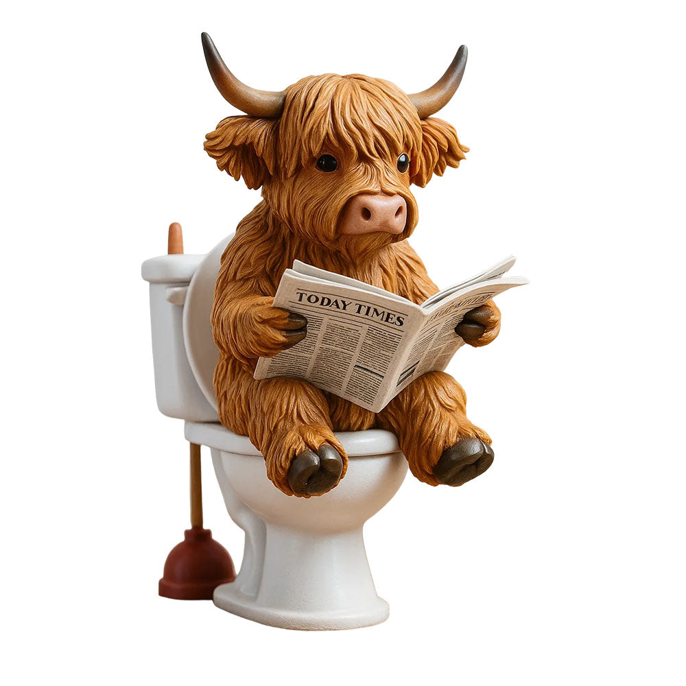 Highland Cow Advent Calendar 2025 - 3D Handmade Highland Cow Doll (24Pcs)