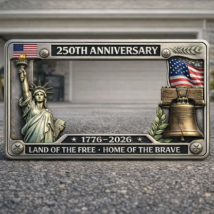 250th Anniversary Commemorative License Plate Frame