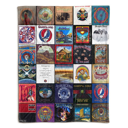 Grateful Dead Blanket - D601 - A Psychedelic Journey in Every Stitch