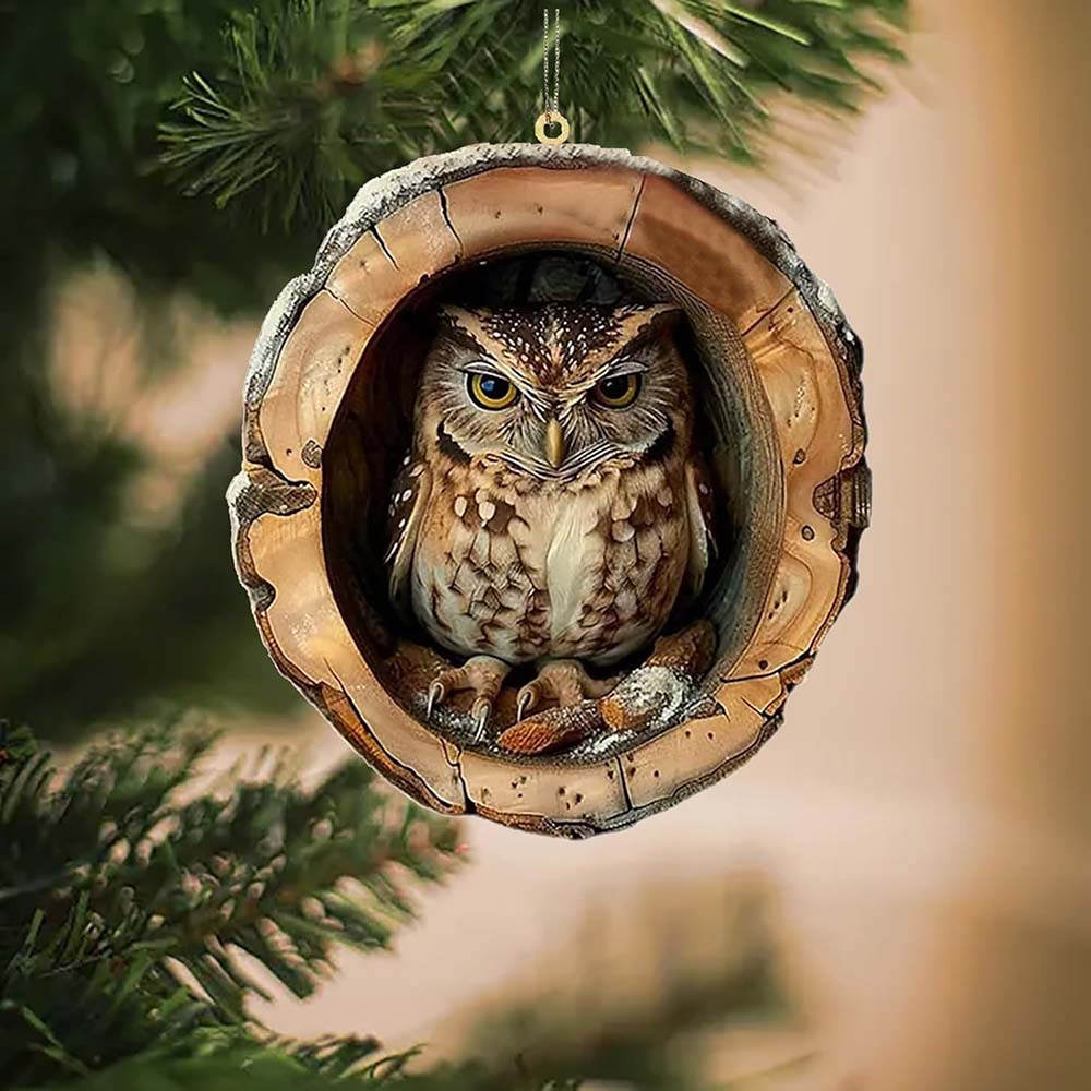 Owl - Animal Christmas Ornament CH051