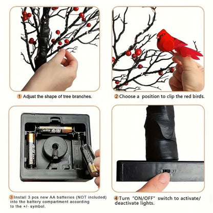 LED Vintage Glowing Tree