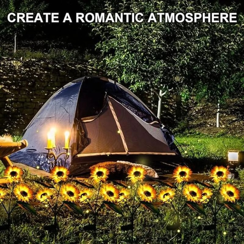 Solar LED Sunflower Garden Lights