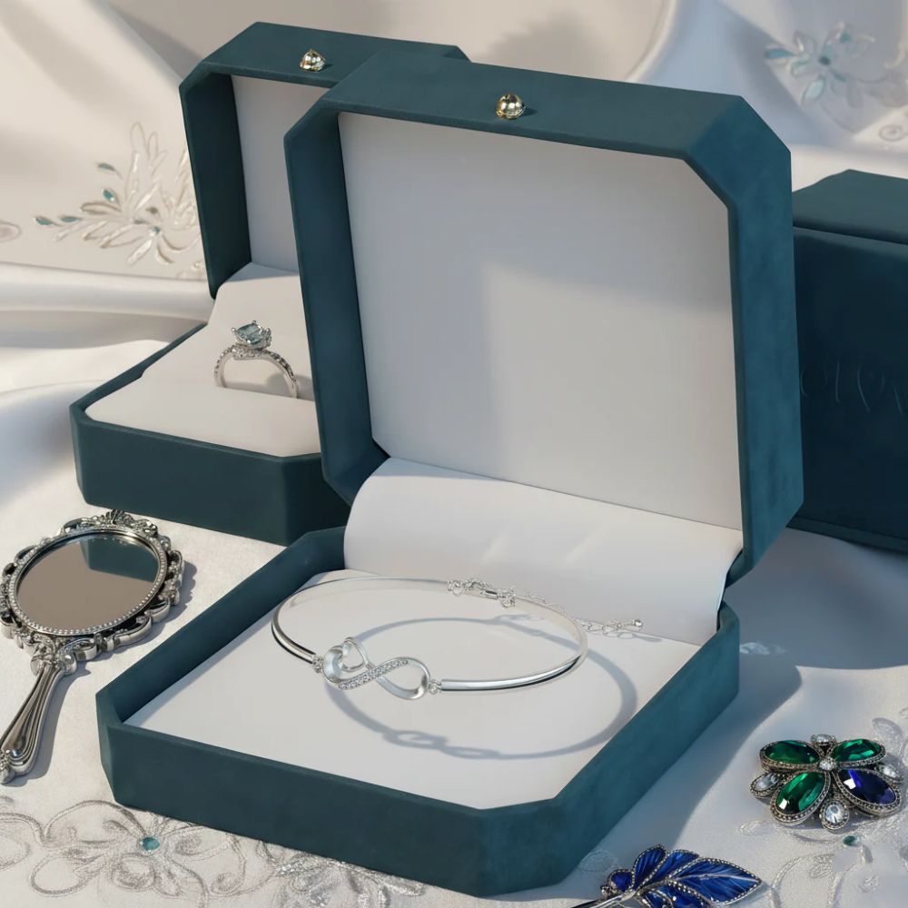 To My Granddaughter - Keep Me In Your Heart Infinity Bracelet