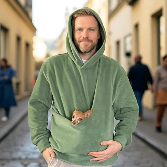 Pet Carrier Kangaroo Hoodie