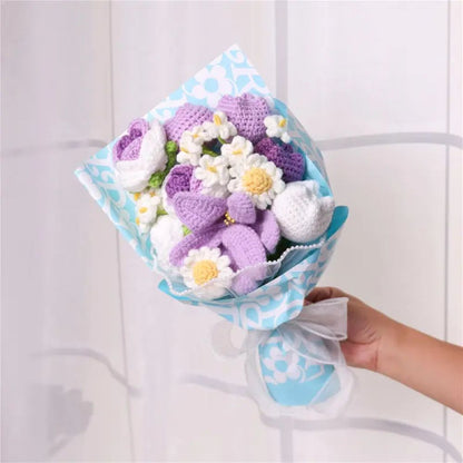 Handmade Crochet Flower Bouquet