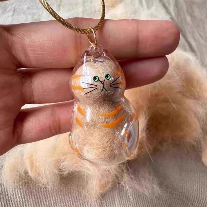 Cat Memorial Keychain Set - 6 Pcs