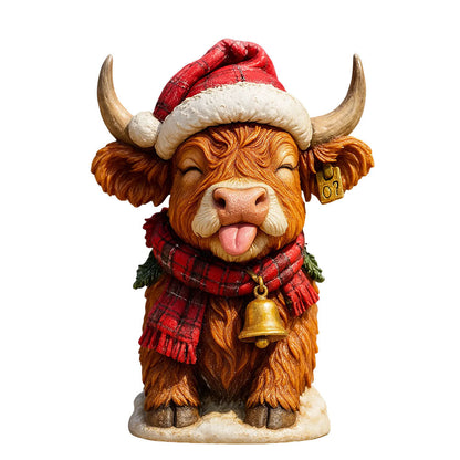 Highland Cow Advent Calendar 2025 - 3D Handmade Highland Cow Doll (24Pcs)