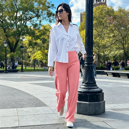 Wide Leg Pants Woman Yoga Pants with Pockets Stretch Loose Casual Lounge Sweatpants