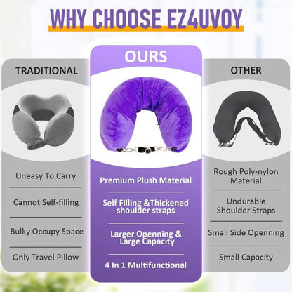 Stuffable Travel Neck Pillow