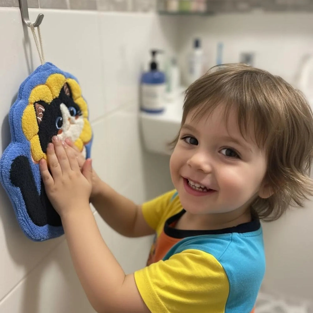 Adorable Cat Hand Towels - H549