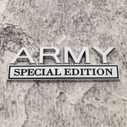 Army Special Edition - Emblem Sticker Badge, Funny Decals for Car, Truck, SUV, Motorcycle - TE019