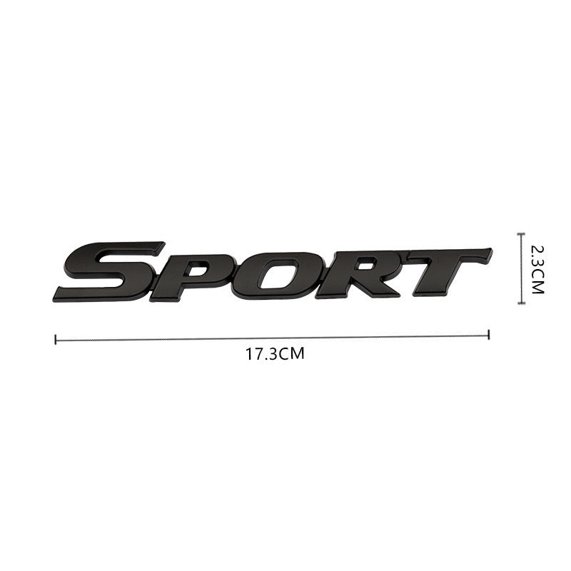 Sport - Emblem Sticker Badge, Funny Decals for Car, Truck, SUV, Motorcycle - TE029