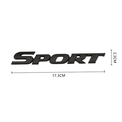 Sport - Emblem Sticker Badge, Funny Decals for Car, Truck, SUV, Motorcycle - TE029