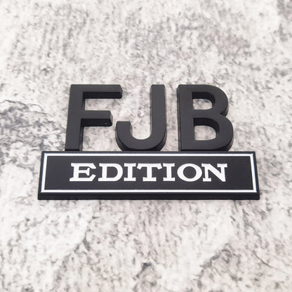 Fjb Edition - Emblem Sticker Badge, Funny Decals for Car, Truck, SUV, Motorcycle - TE039