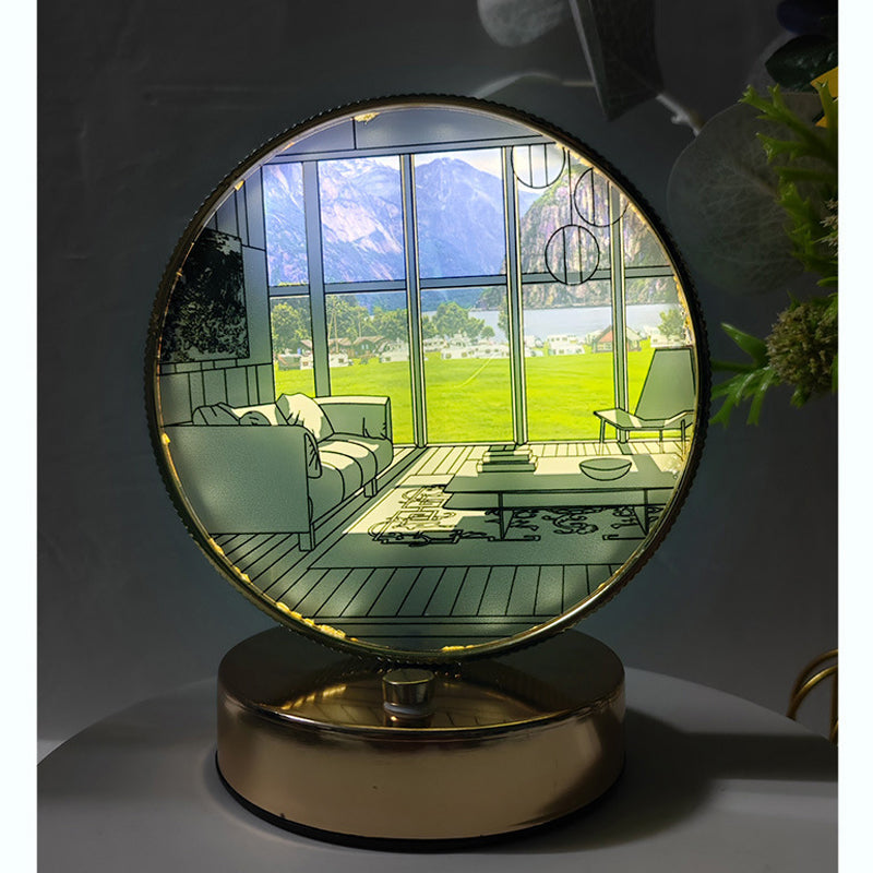 LED Mirror and Lighting Painting Multifunctional Decoration