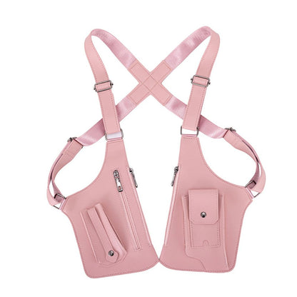 Premium Leather Shoulder Bag - Hidden Anti-Theft Compartments