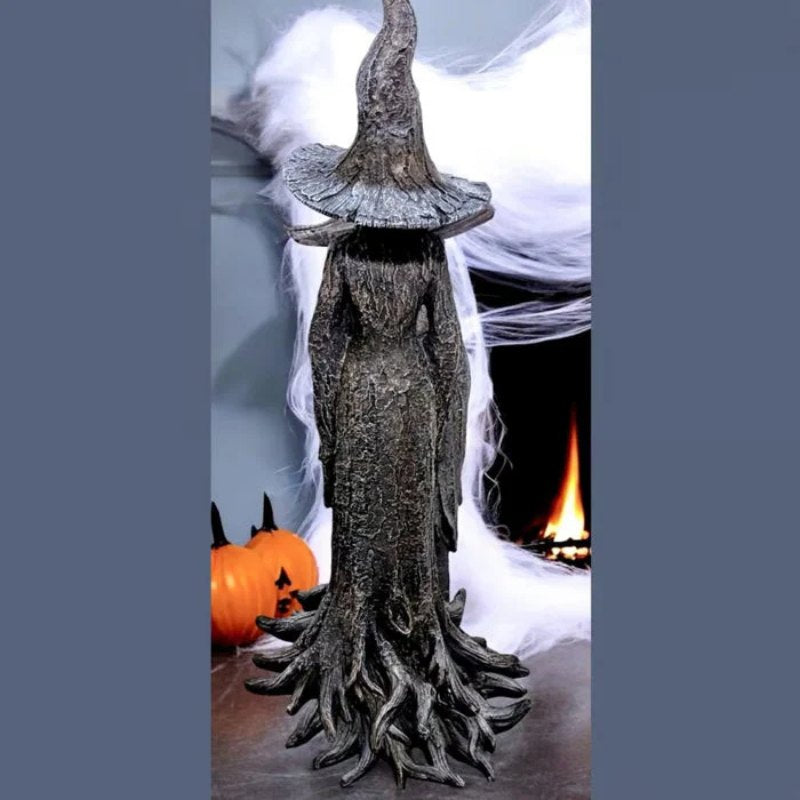 🧙‍♀️💫Hand-Painted Enchanting Witch Statue - The Guardian of Your Home