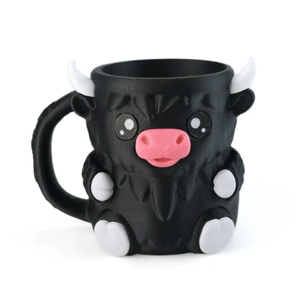 Highland Cow Ice Cream Mug Holder