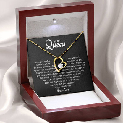 To My Queen – Love Heart Necklace
