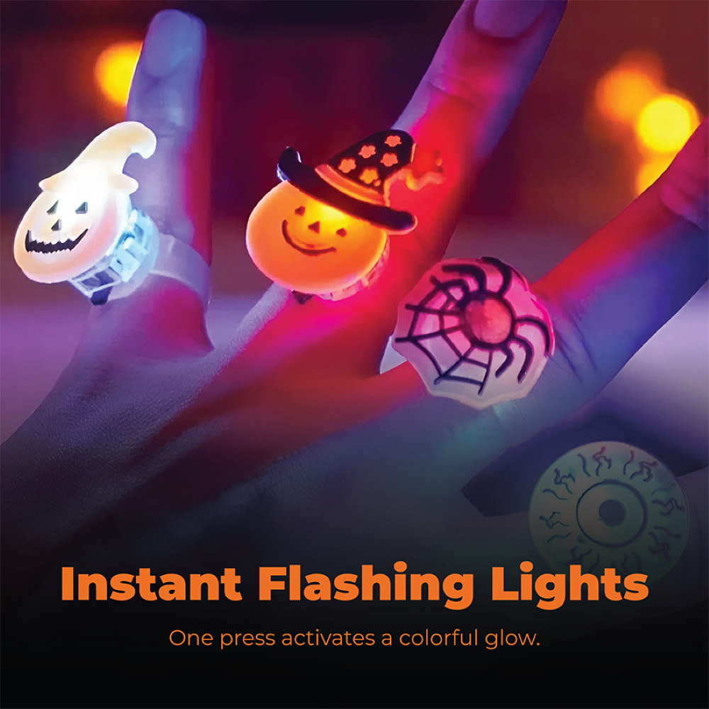 Halloween LED Glow Rings