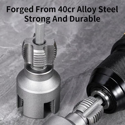 Integrated Internal & External Pipe Threading Tool
