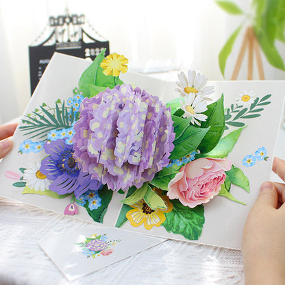 Vibrant 3D Butterfly & Daisy Pop-Up Greeting Card💐🦋