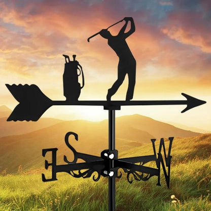Golf Stainless Steel Weathervane MW040