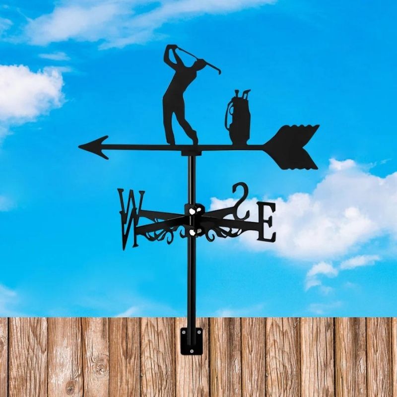 Golf Stainless Steel Weathervane MW040