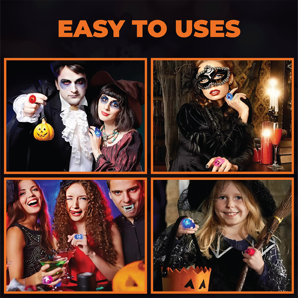 Halloween LED Glow Rings