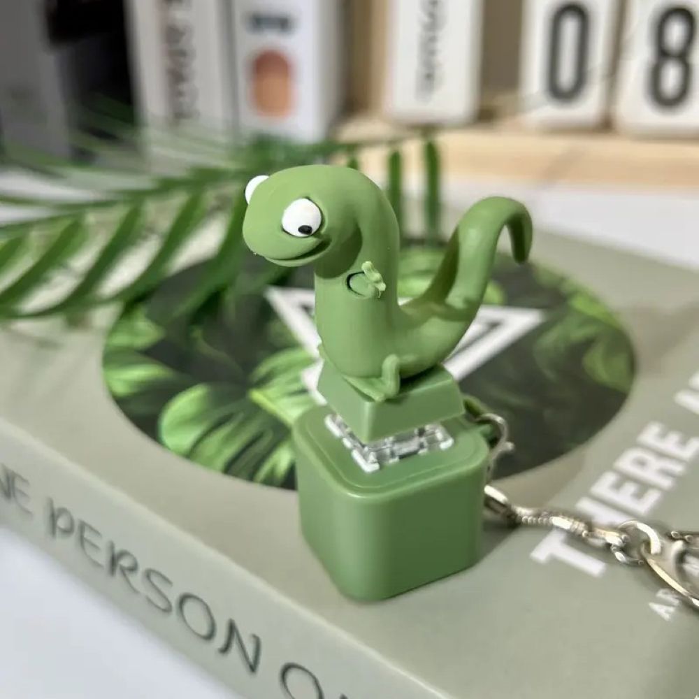 Light Up Animal Keychain Toy - Rechargeable LED Color Changing Sound Button
