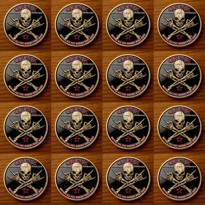 GEN X Coin – The Ultimate Tribute to the Badass Generation