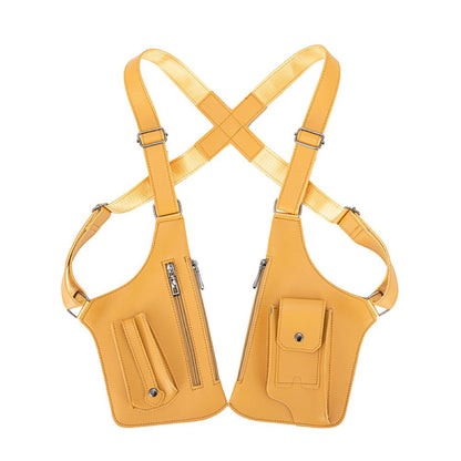Premium Leather Shoulder Bag - Hidden Anti-Theft Compartments
